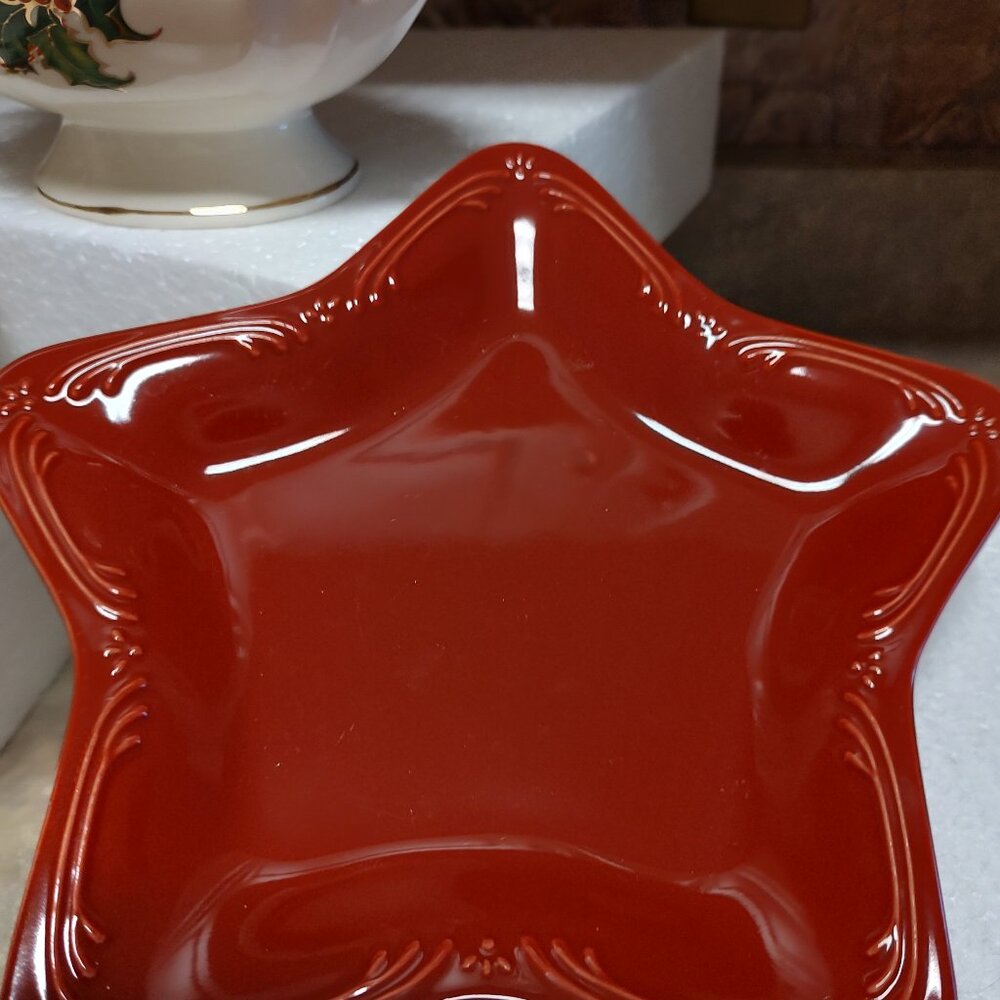 PFALTZGRAFF "RUBY STAR DISH"